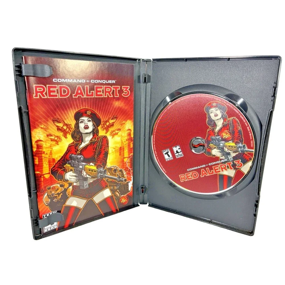 Command & Conquer: Red Alert 3 PC DVD ROM Complete with Manual and Poster Tested